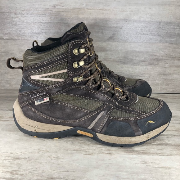 LL Bean Trail Hiking Boots Suede Tek 2.5 Waterproof Brown Men 9.5 - Picture 2 of 13